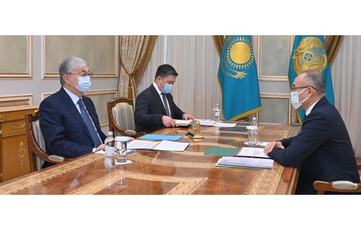 Kazakh President receives National Bank Chairman