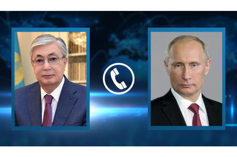 Kassym-Jomart Tokayev and Vladimir Putin talked over phone