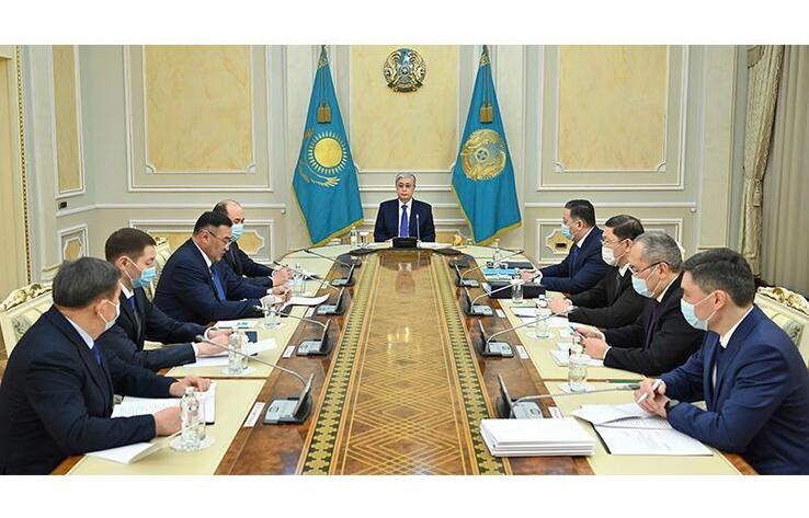 Kazakh President holds session on national security, law and order