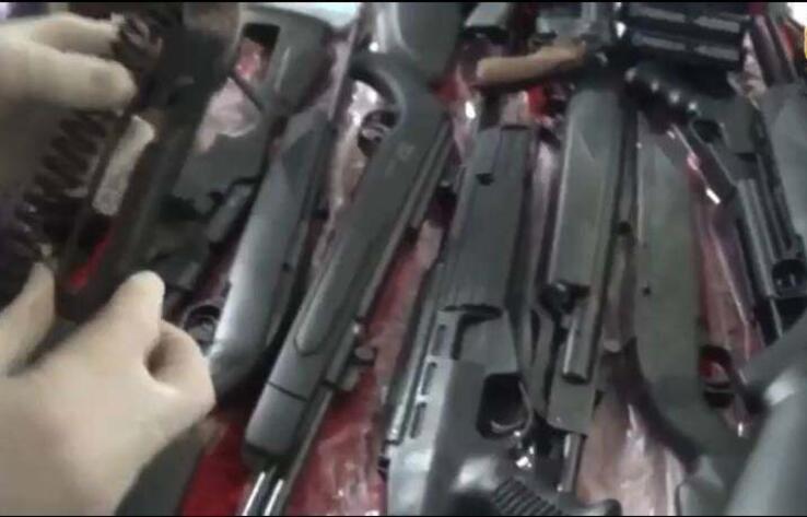 Похищенная в январе крупная партия оружия изъята в Алматы