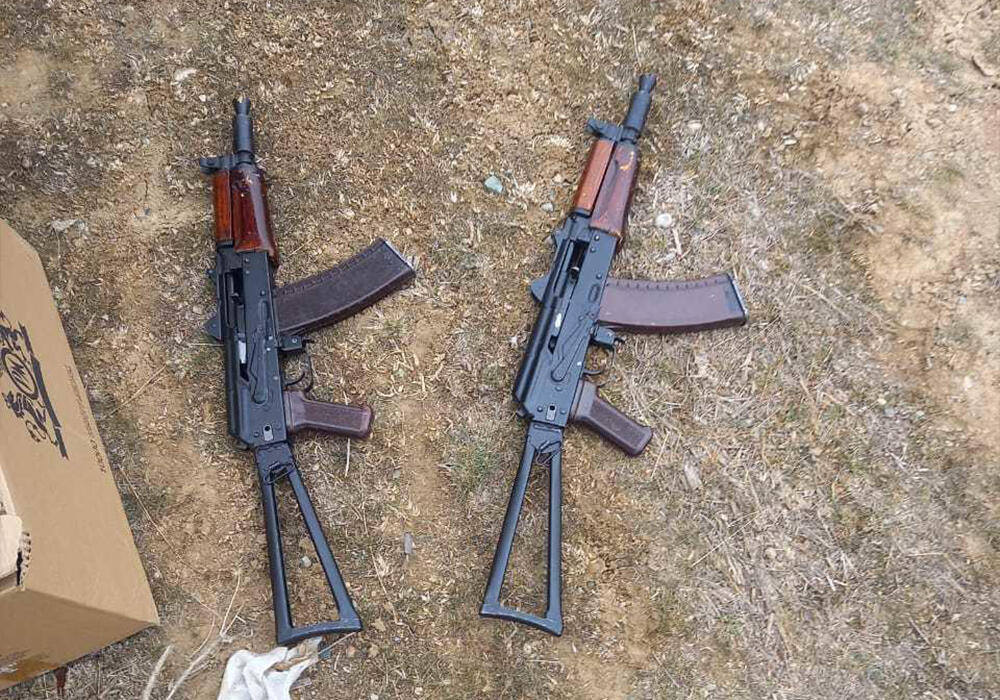 В Жамбылской области за неделю найдены 22 единицы украденного во время беспорядков оружия . Фото: ДП Жамбылской области