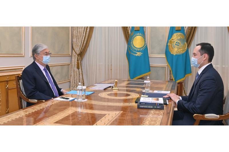 Kazakh President receives QazaqGaz CEO