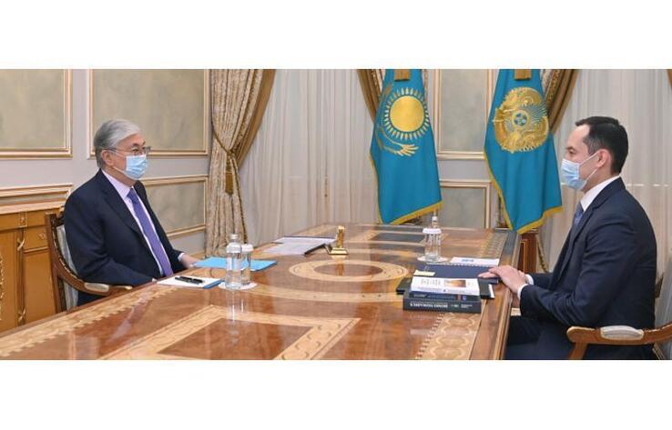 Kazakh President receives QazaqGaz CEO