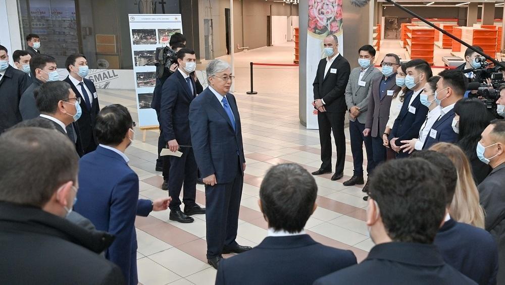 Тоқаев қаңтар оқиғасынан зардап шеккен алматылық кәсіпкерлермен кездесті