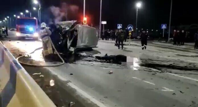 Трое погибли и семеро пострадали в дорожной аварии в Шымкенте