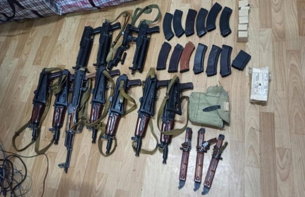 В Таразе с января обнаружено 8 схронов с оружием. Фото: пресс-служба КНБ