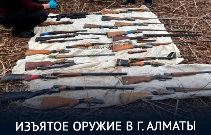 ҰҚК заңсыз айналымнан 47 қаруды, оның ішінде қаңтар оқиғасы кезінде ұрланған қаруды тәркіледі