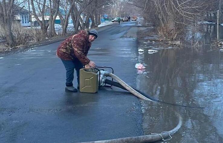 В Павлодарской области талая вода затопила 30 дворов