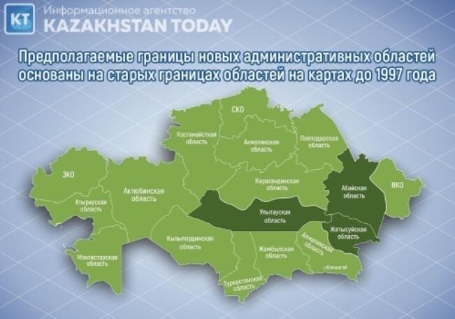 How Almaty region will be divided