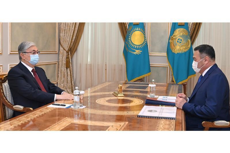 Head of State Tokayev receives NSC Chairman Yermek Sagimbayev