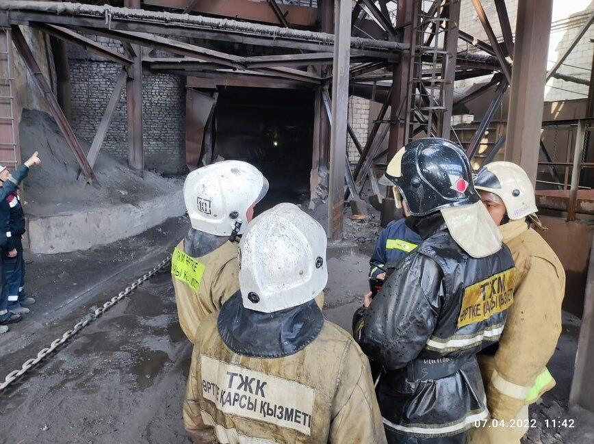 На ферросплавном заводе в Аксу произошел пожар. Фото: nstagram/pavlodar_tjd