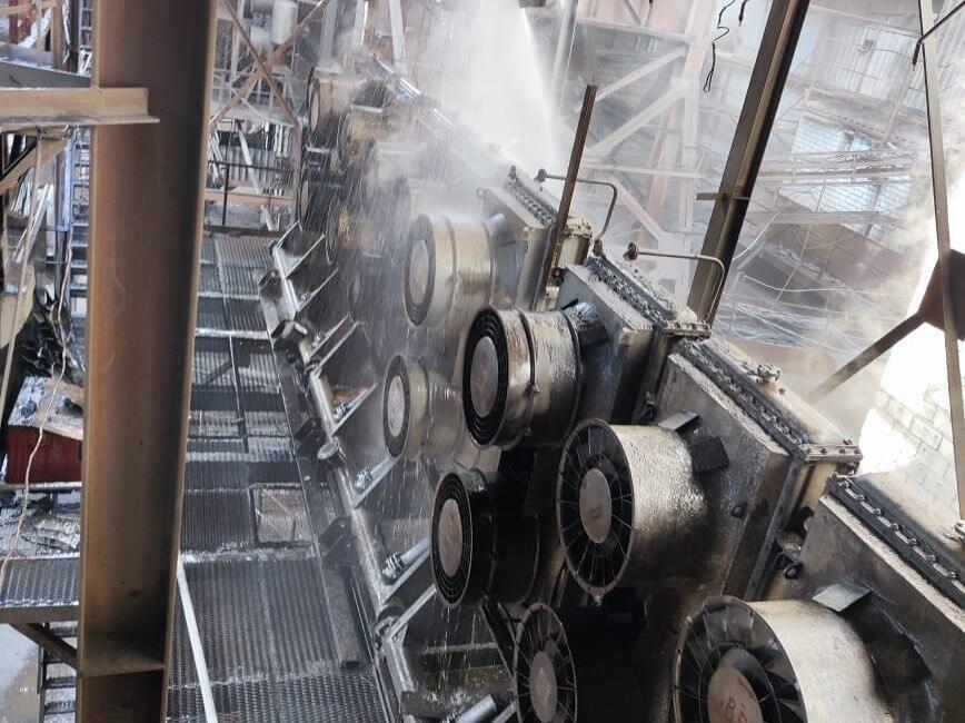 На ферросплавном заводе в Аксу произошел пожар. Фото: nstagram/pavlodar_tjd