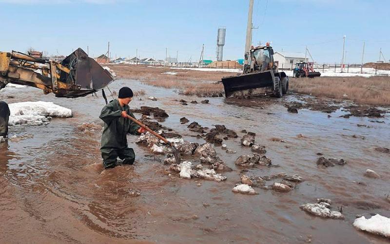 Kazakhstan Deal With Flood Consequences. Images | telegram/qr_tjm