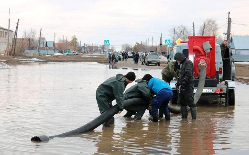 Kazakhstan Deal With Flood Consequences. Images | telegram/qr_tjm