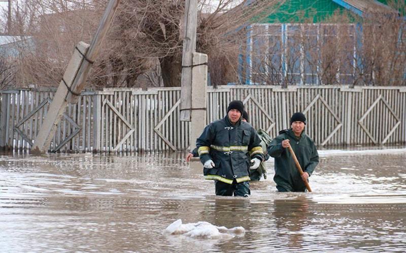 Kazakhstan Deal With Flood Consequences. Images | telegram/qr_tjm