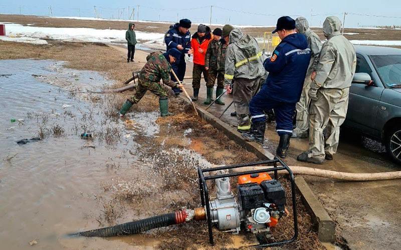 Kazakhstan Deal With Flood Consequences. Images | telegram/qr_tjm
