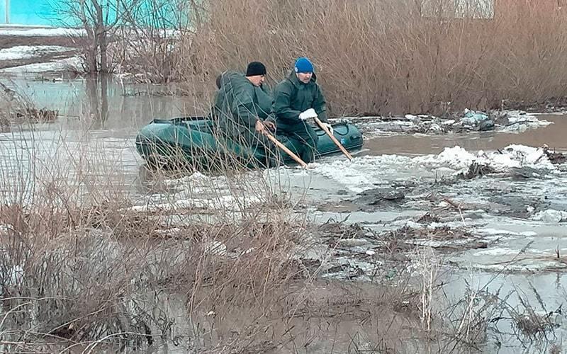 Kazakhstan Deal With Flood Consequences. Images | telegram/qr_tjm