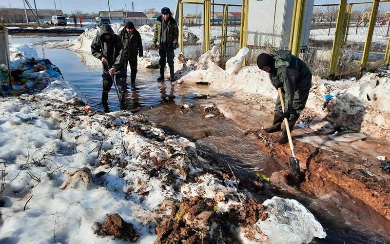 Kazakhstan Deal With Flood Consequences. Images | telegram/qr_tjm