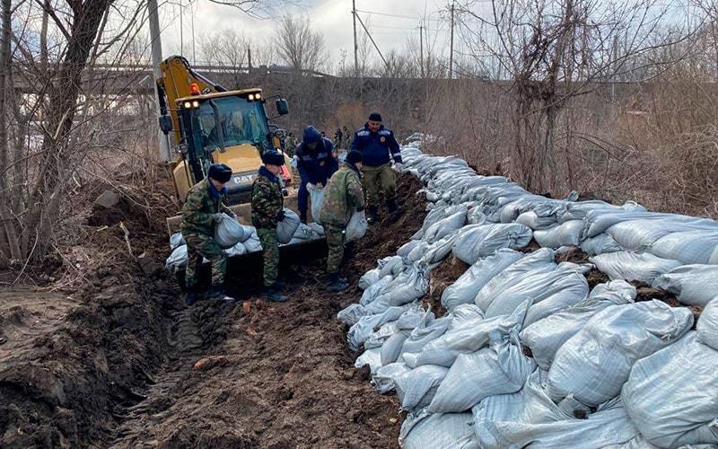 Kazakhstan Deal With Flood Consequences. Images | telegram/qr_tjm