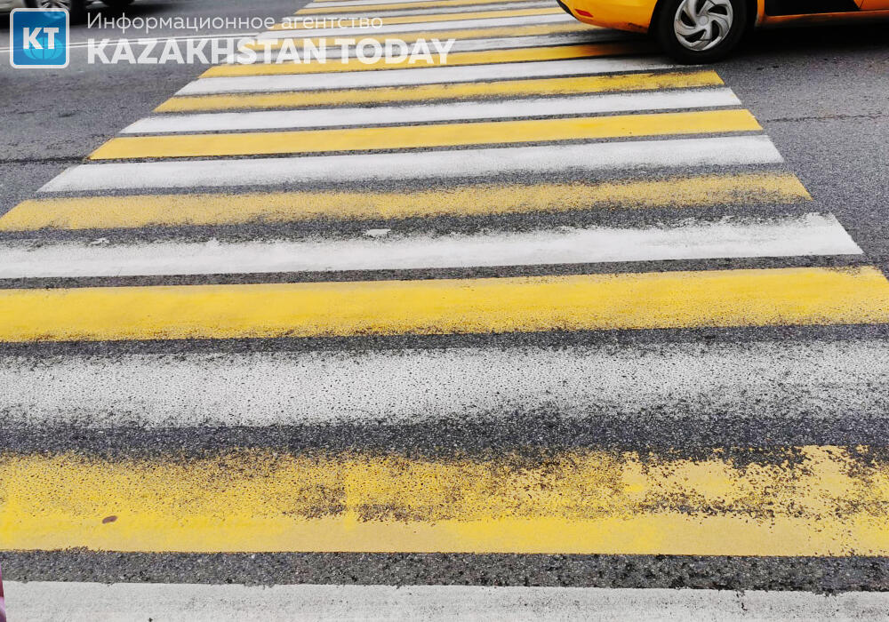 Ребенка сбили на пешеходном переходе в Актау