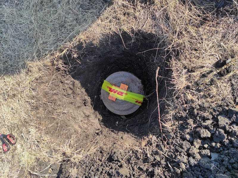 Житель Петропавловска обнаружил мину . Фото: Петропавловск.news