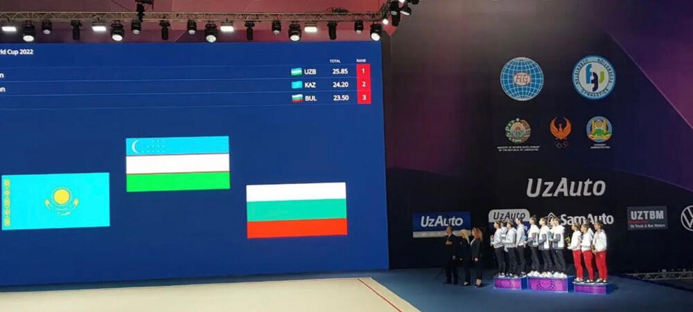 Казахстан завоевал еще две медали на Кубке мира по художественной гимнастике