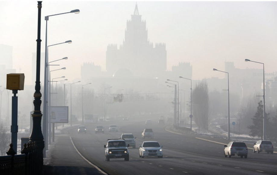 О причинах смога в столице рассказали в Казгидромете