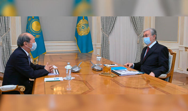Глава государства принял президента Назарбаев Университета