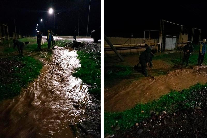 5 villages hit by floods in Turkestan region