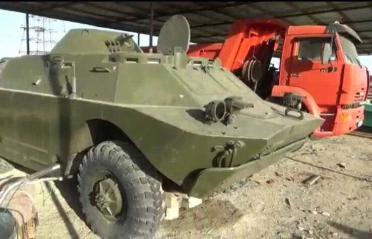 Мужчина пытался продать нелегальную военную машину в Атырау