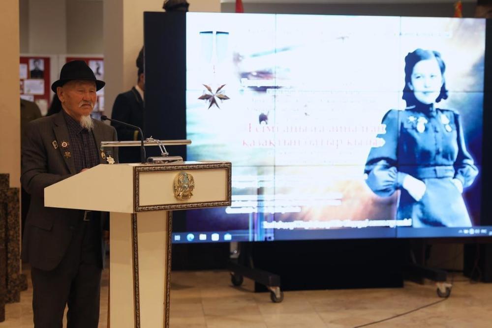 В Нур-Султане открылась выставка памяти казахстанских женщин - участниц Великой Отечественной войны. Фото: МО РК