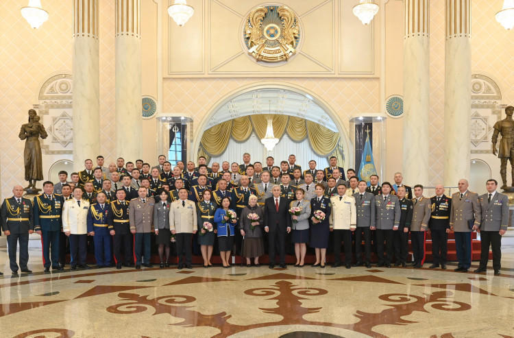 President Tokayev awards top military and special ranks
