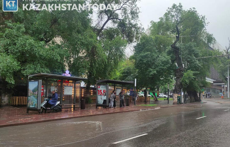 Нөсерден кейін Алматы көшелерін су басты