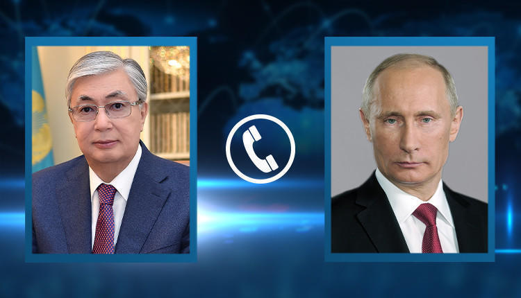 Токаев и Путин обсудили двусторонние отношения 