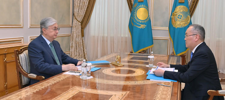 Kazakh President meets with Financial Monitoring Agency Chairman