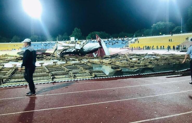 В Шымкенте обрушилась крыша стадиона