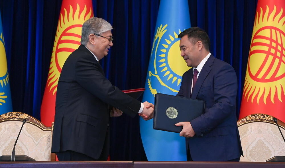 Токаев: Казахстан и Кыргызстан планируют увеличить торговый оборот до $2 млрд