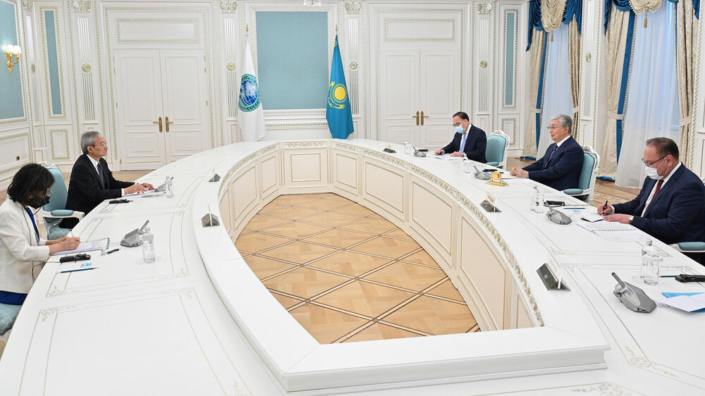 Подготовку к заседанию Совета глав государств - членов ШОС обсудили Токаев и Чжан Мин