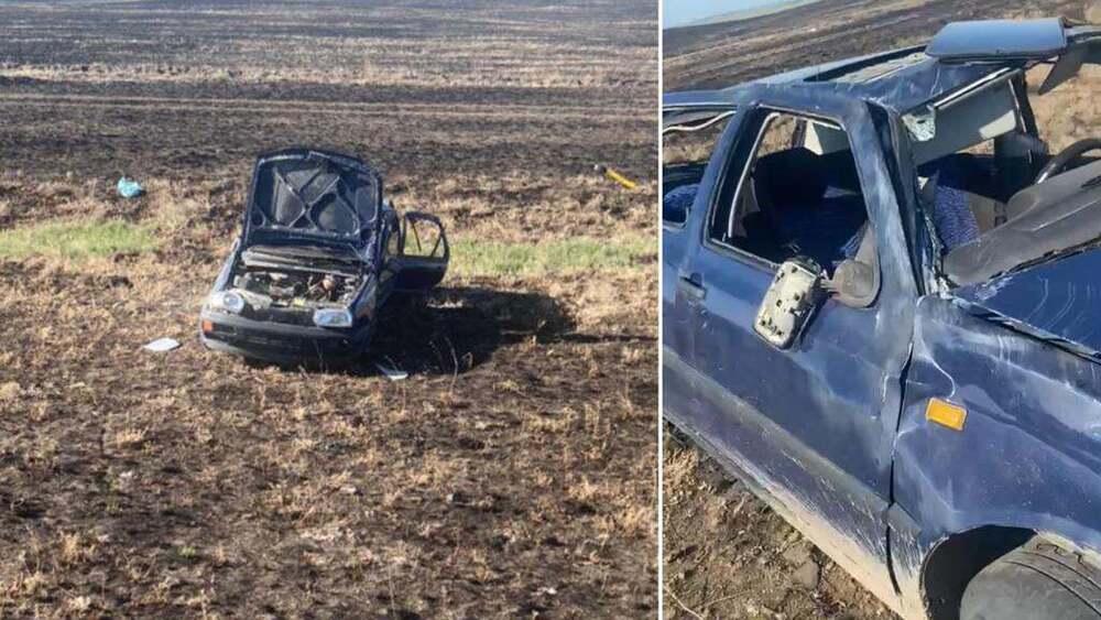 В Акмолинской области подросток угнал авто и совершил ДТП 