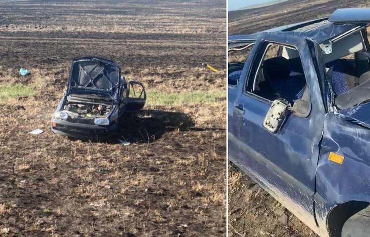 В Акмолинской области подросток угнал авто и совершил ДТП 