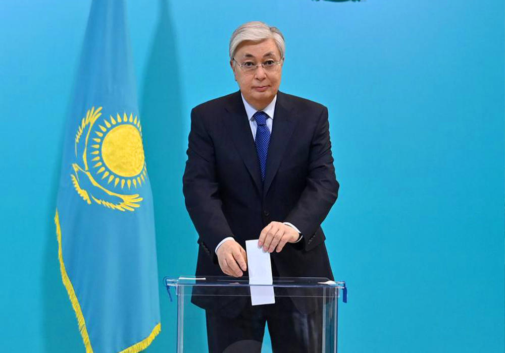 Республиканский референдум по поправкам в Конституцию прошел в Казахстане. Фото: telegram/БОРТ №1