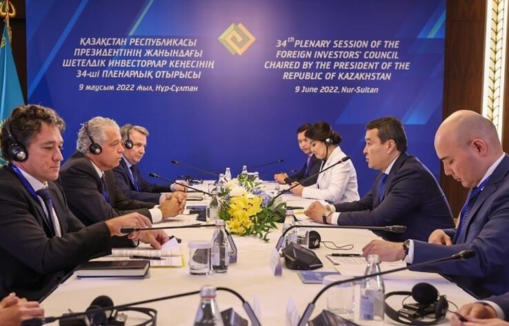 Реализацию новых проектов в Казахстане обсудил Смаилов с иностранными инвесторами