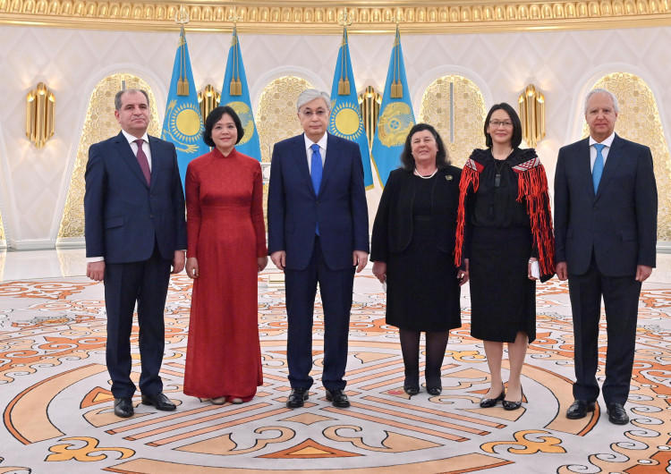 President Tokayev receives credentials from foreign ambassadors