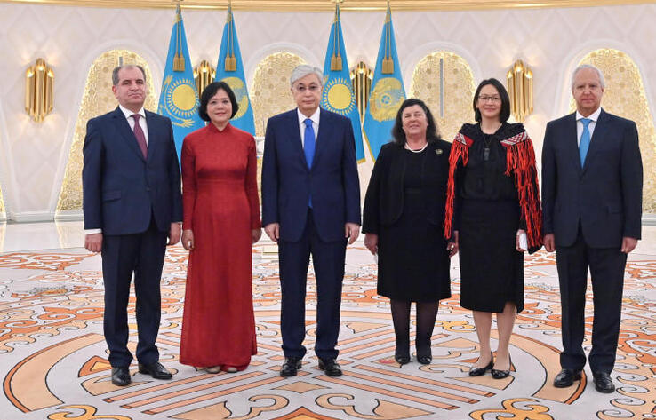President Tokayev receives credentials from foreign ambassadors