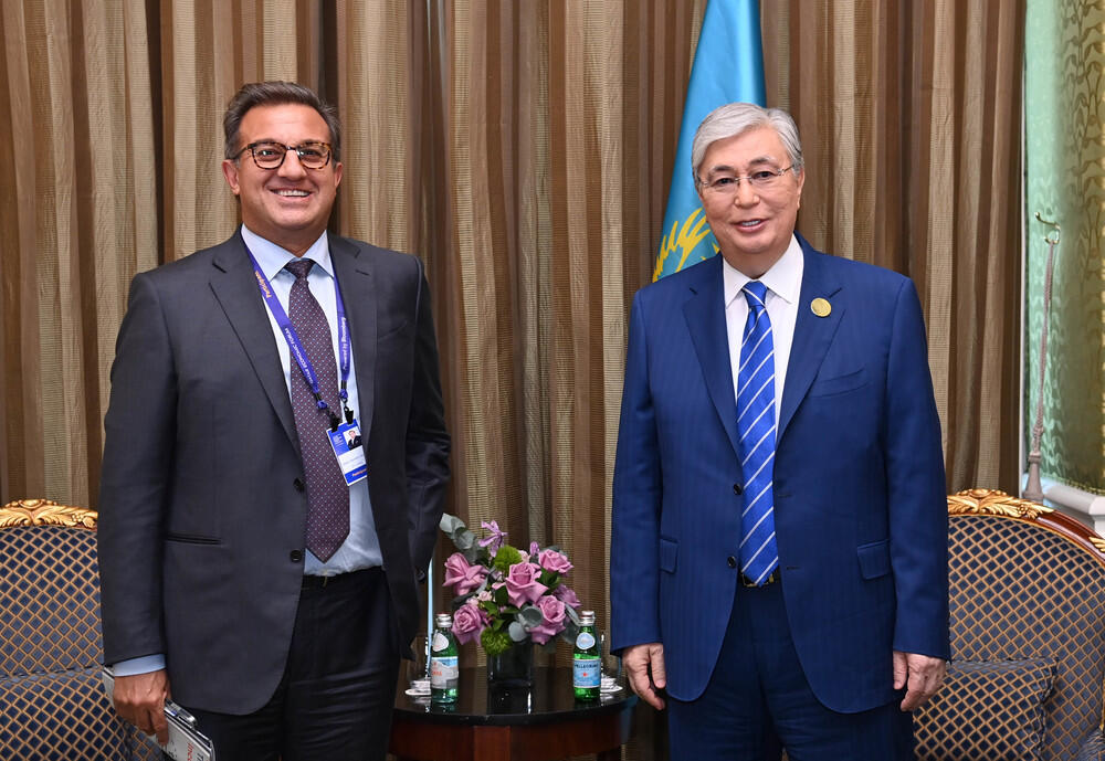 Глава государства провел встречу с гендиректором компании UPL Limited Джаем Шроффом