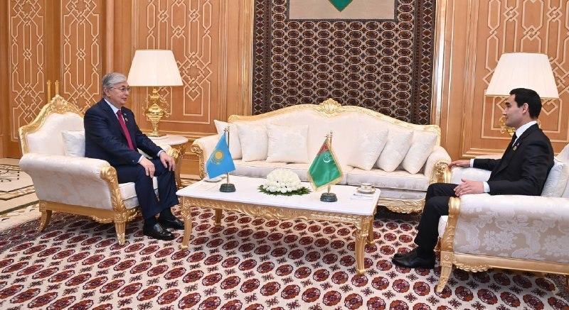 President Tokayev holds meeting with Turkmenistan President