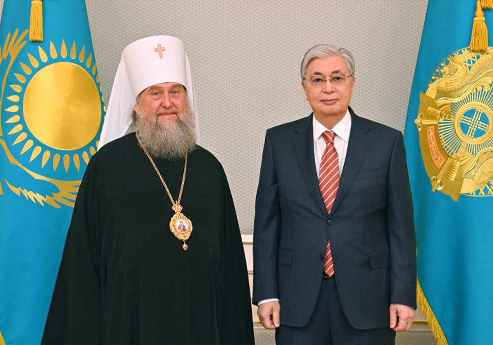 President meets Metropolitan of Astana and Kazakhstan Alexander