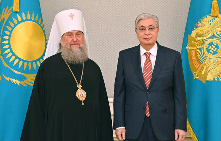 President meets Metropolitan of Astana and Kazakhstan Alexander