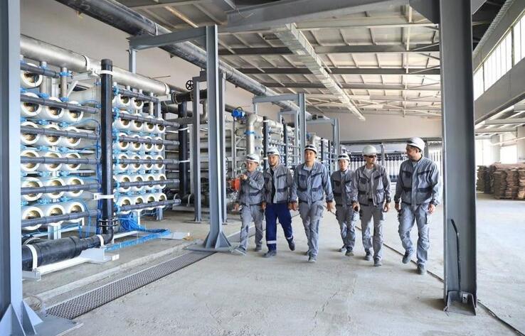 Новый опреснительный завод запустили в Мангистауской области