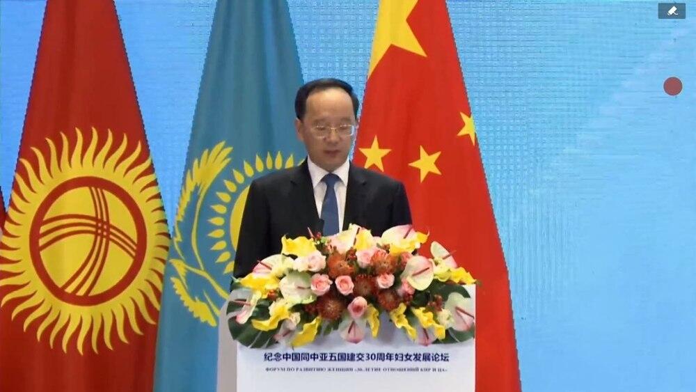 В Китае состоялся IX Форум сотрудничества Китай - Центральная Азия . Фото: кадр с трансляции